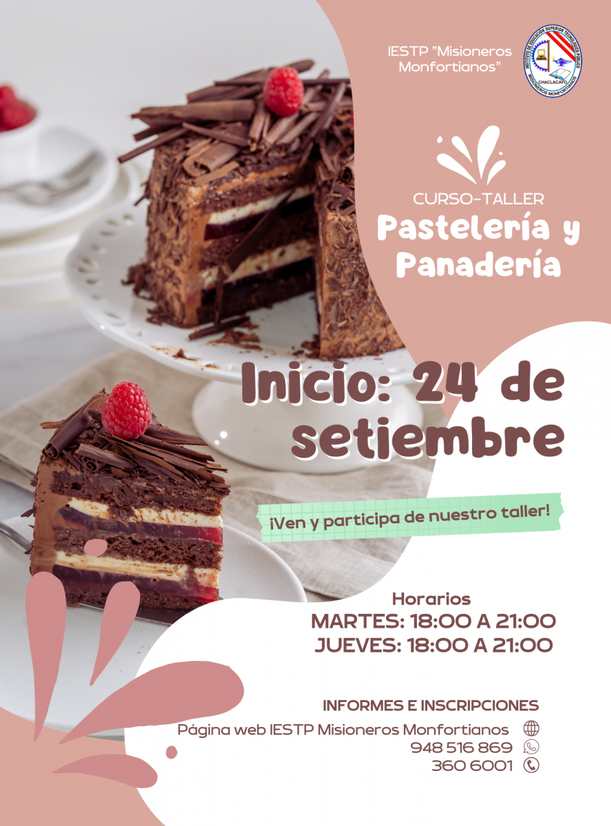 TALLER DE PASTELERIA Y PANADERIA